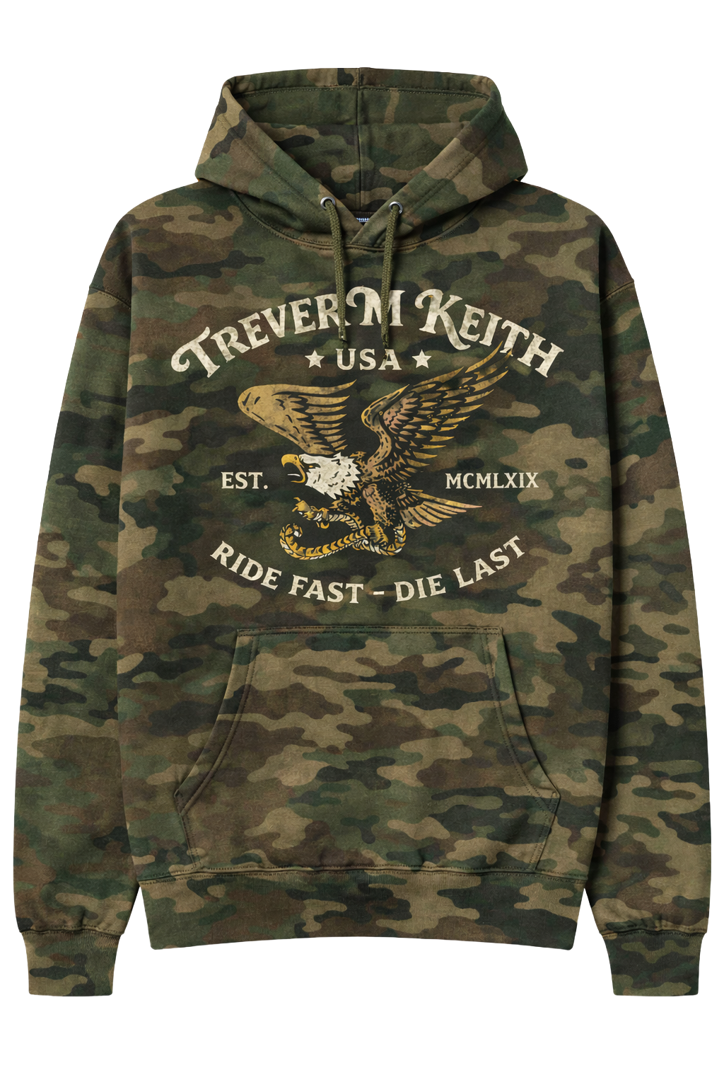 Trever M. Keith Eagle Hoodie