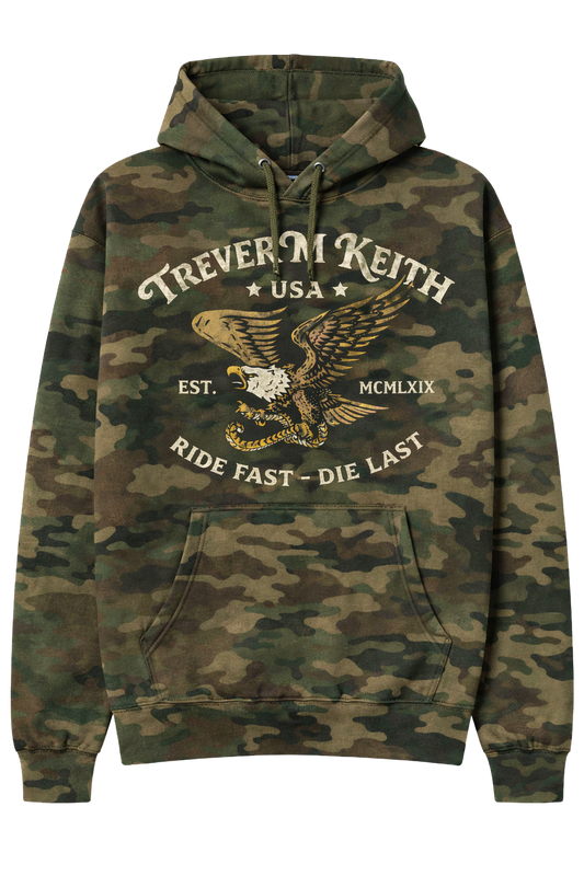 Trever M. Keith Eagle Hoodie